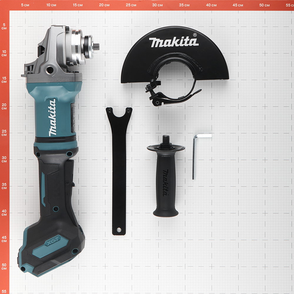 Шлифмашина угловая аккумуляторная Makita XGT GA037GZ 40 В d180 мм без АКБ и ЗУ (GA037GZ)