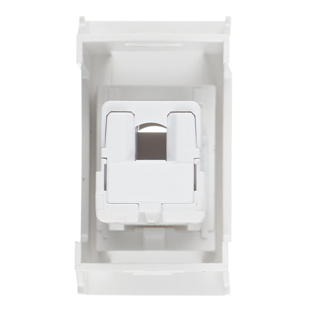 Розетка для кабель-канала телефонная DKC Viva белая RJ12 1 модуль (45018)
