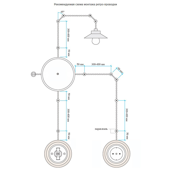 Коробка распределительная Bironi Лизетта накладная бронза ретро (B1-522-25-К)