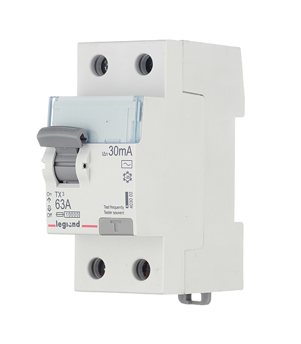 УЗО Legrand TX3 63А 1P+N тип AC 30 мА 10 кА (403002)