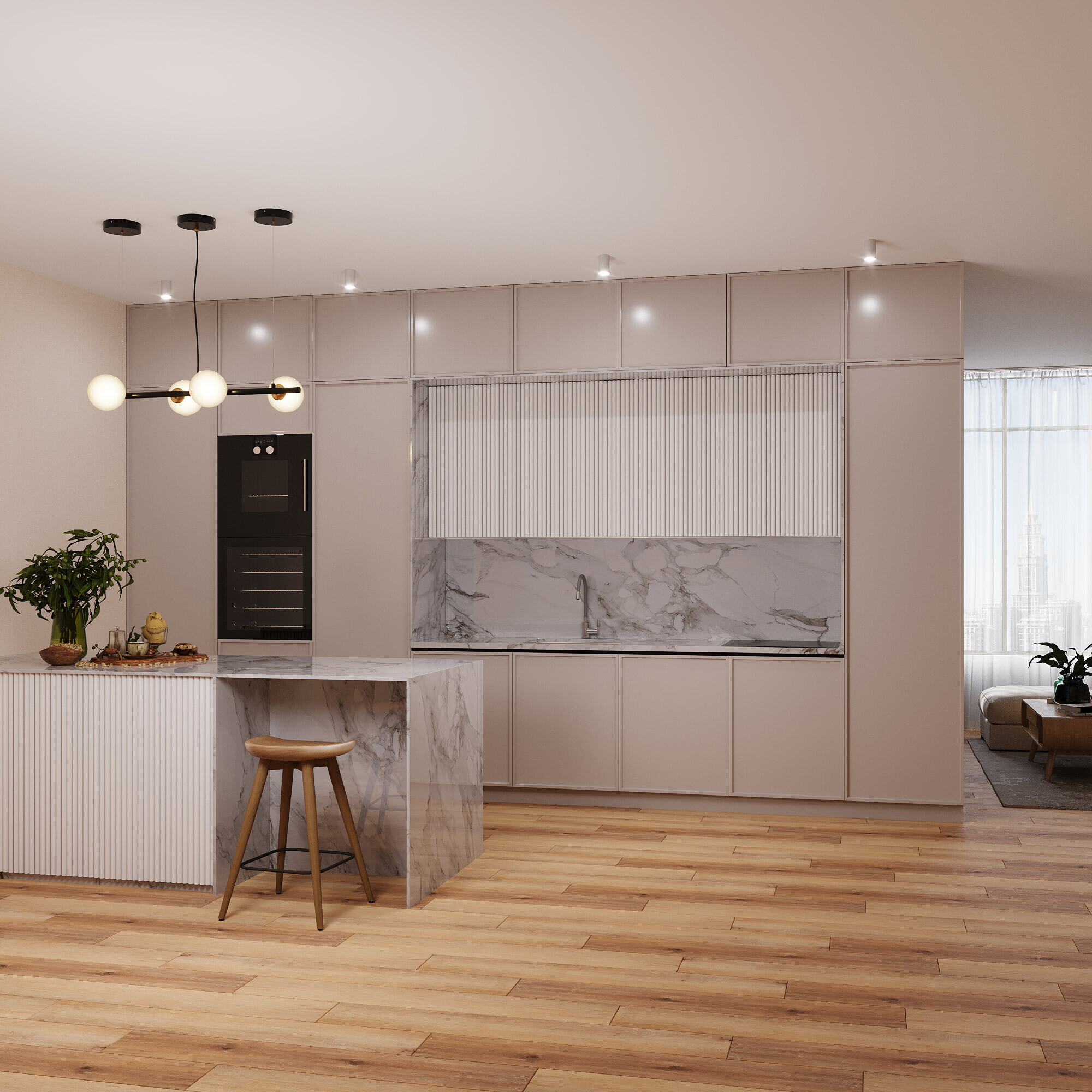 Смеситель для кухни Corsa Deco Vega Steel сталь/серый с гибким изливом однорычажный (966367)