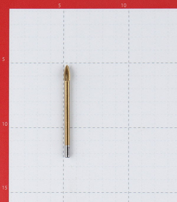 Сверло по плитке и стеклу Практика 6х72 мм квадро (034-977)