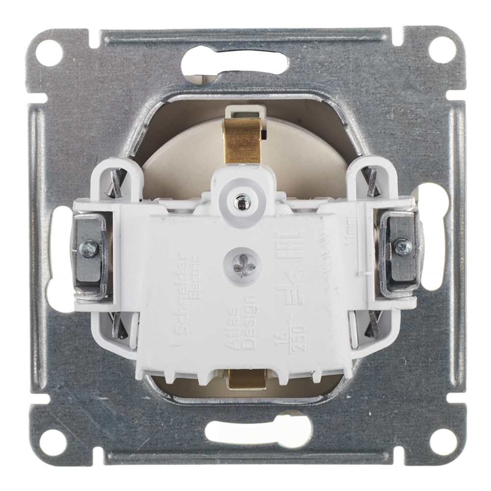 Розетка Systeme Electric AtlasDesign встраиваемая алюминий (ATN000343)
