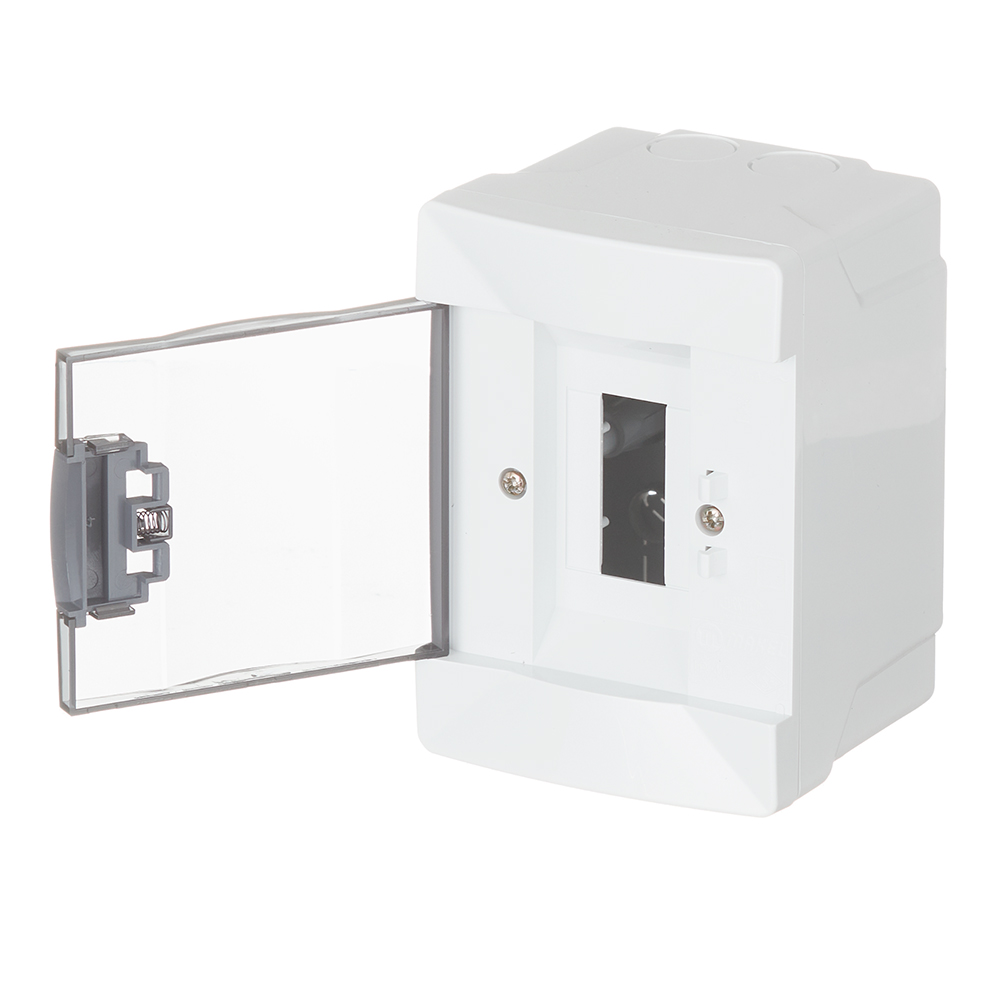 Щит распределительный навесной Makel ЩРН-П-2 пластиковый IP40 2 модуля белый