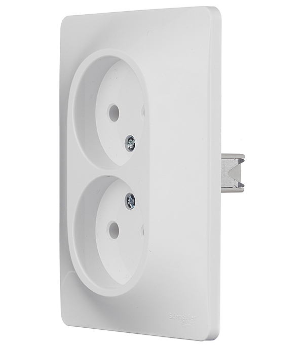 Розетка Systeme Electric Glossa встраиваемая белая (GSL000120)