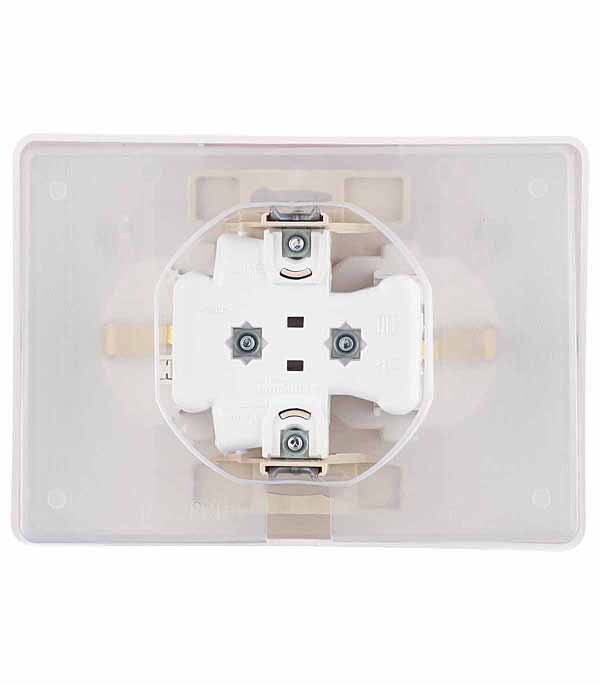 Розетка Systeme Electric Blanca встраиваемая белая со шторками (BLNRS441121)