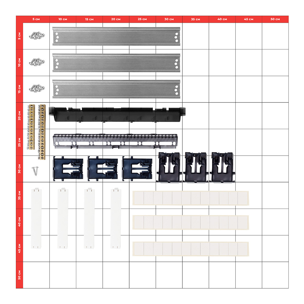 Щит распределительный встраиваемый КЭАЗ OptiBox ЩРВ пластиковый IP41 290х535х102 мм 36 модулей