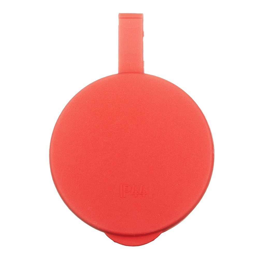 Розетка штепсельная Svet одинарная с заземлением IP44 красная