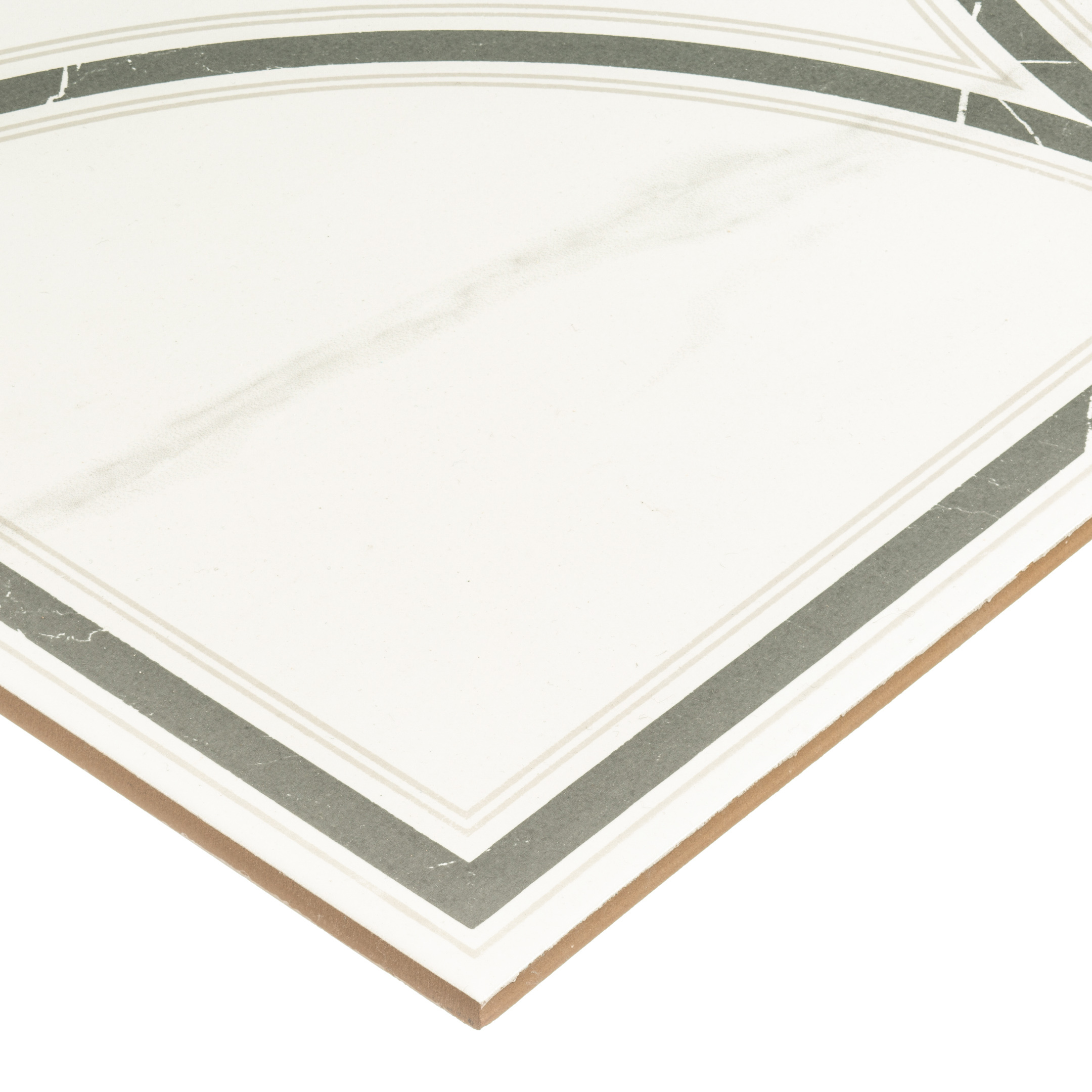 Керамогранит LB Ceramics Каррара Геометрия белый 450х450х8 мм