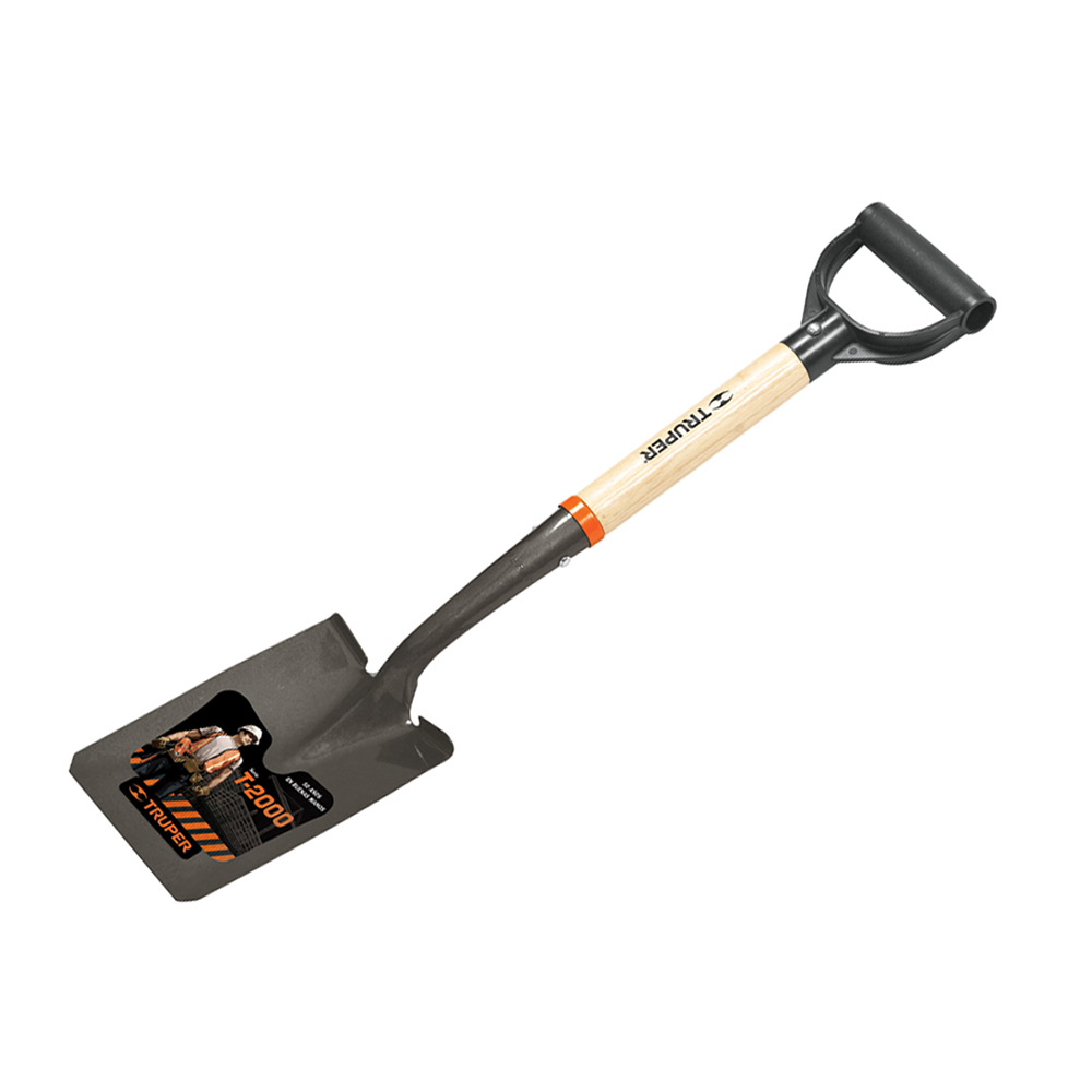 Лопата совковая Truper TR-BY углеродистая сталь универсальная с деревянным черенком 300 мм (17194)