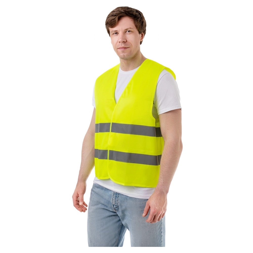 Жилет сигнальный светоотражающий 52-56 желтый