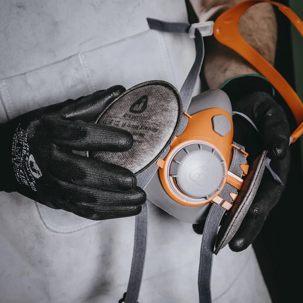 Полумаска Jeta Safety FFP3 с фильтрами в комплекте (WeldKit6500-M)