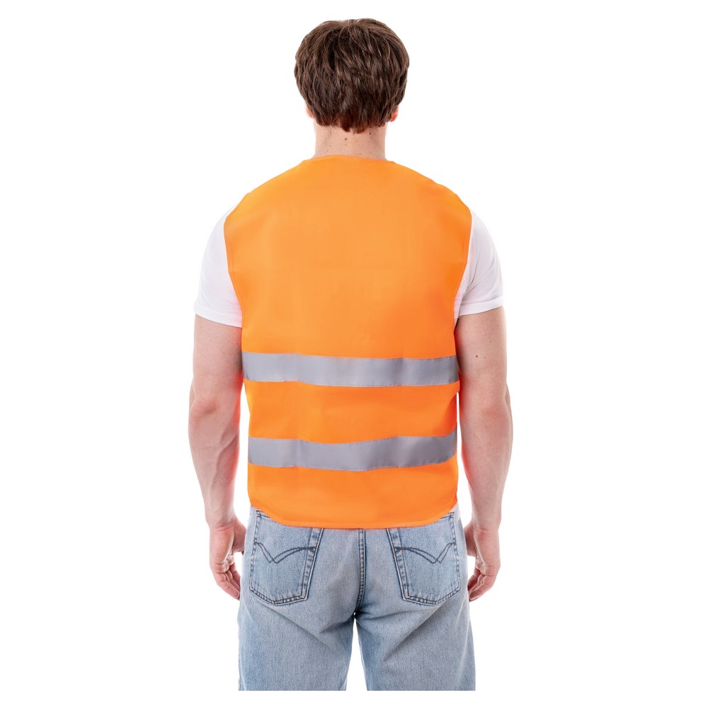 Жилет сигнальный светоотражающий 52-56 оранжевый