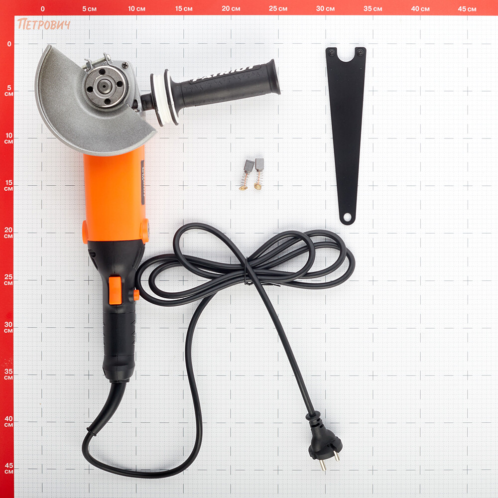 Шлифмашина угловая электрическая Patriot AG 122 860 Вт d125 мм (110301210)