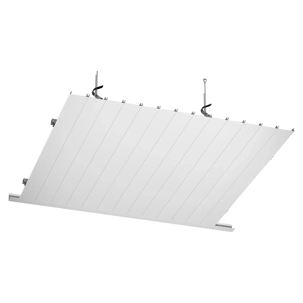 Рейка сплошная S-дизайн 4 м A100AS A903RUS01 белая матовая