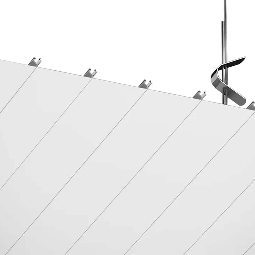 Рейка сплошная S-дизайн 4 м A100AS A903RUS01 белая матовая