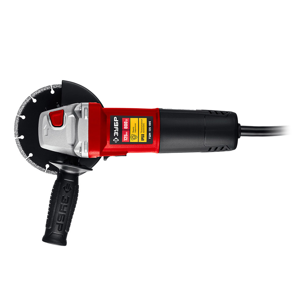 Шлифмашина угловая электрическая Зубр УШМ-125-805 800 Вт d125 мм