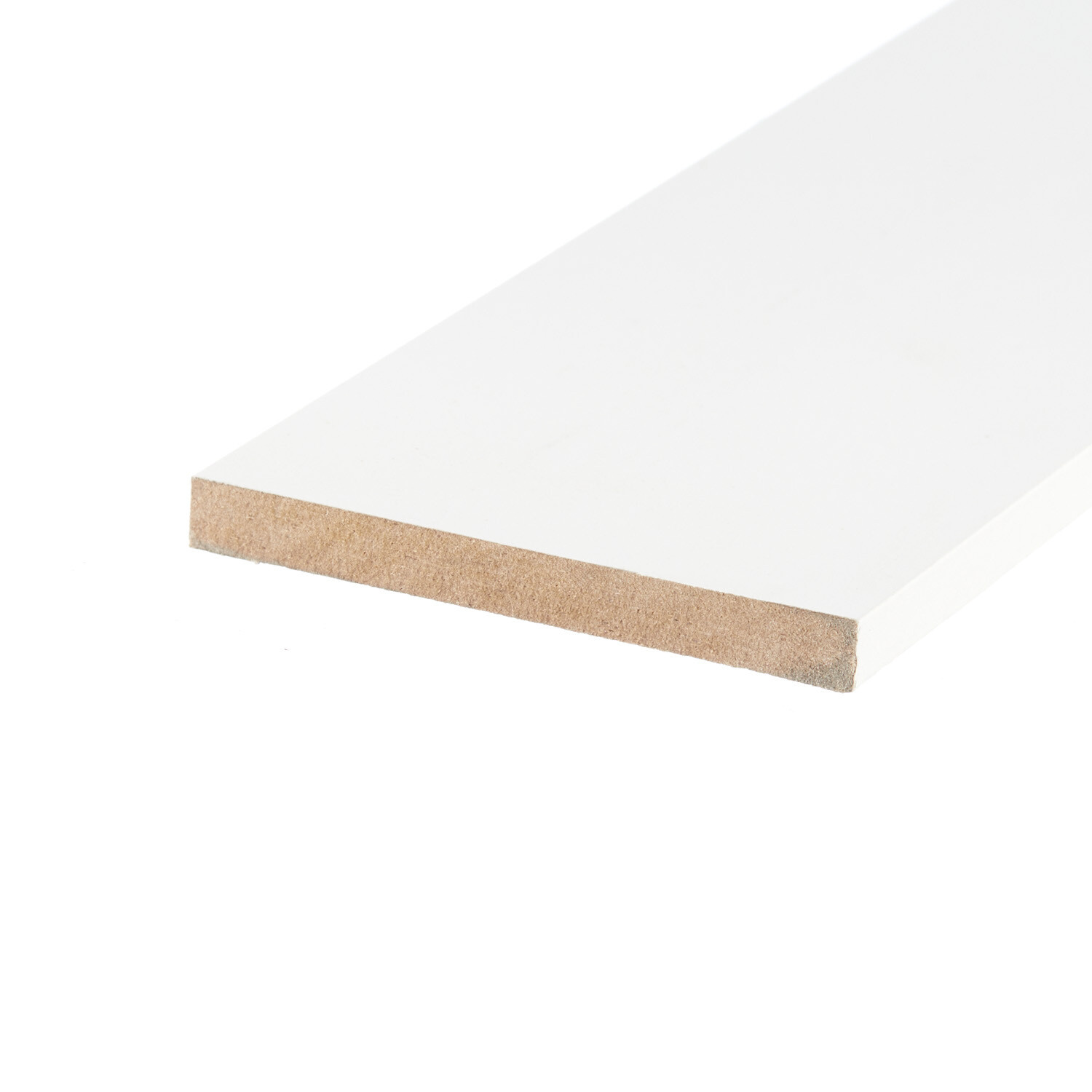 Наличник Норд 80х8х2140 мм финишпленка белый прямой (1 шт.)