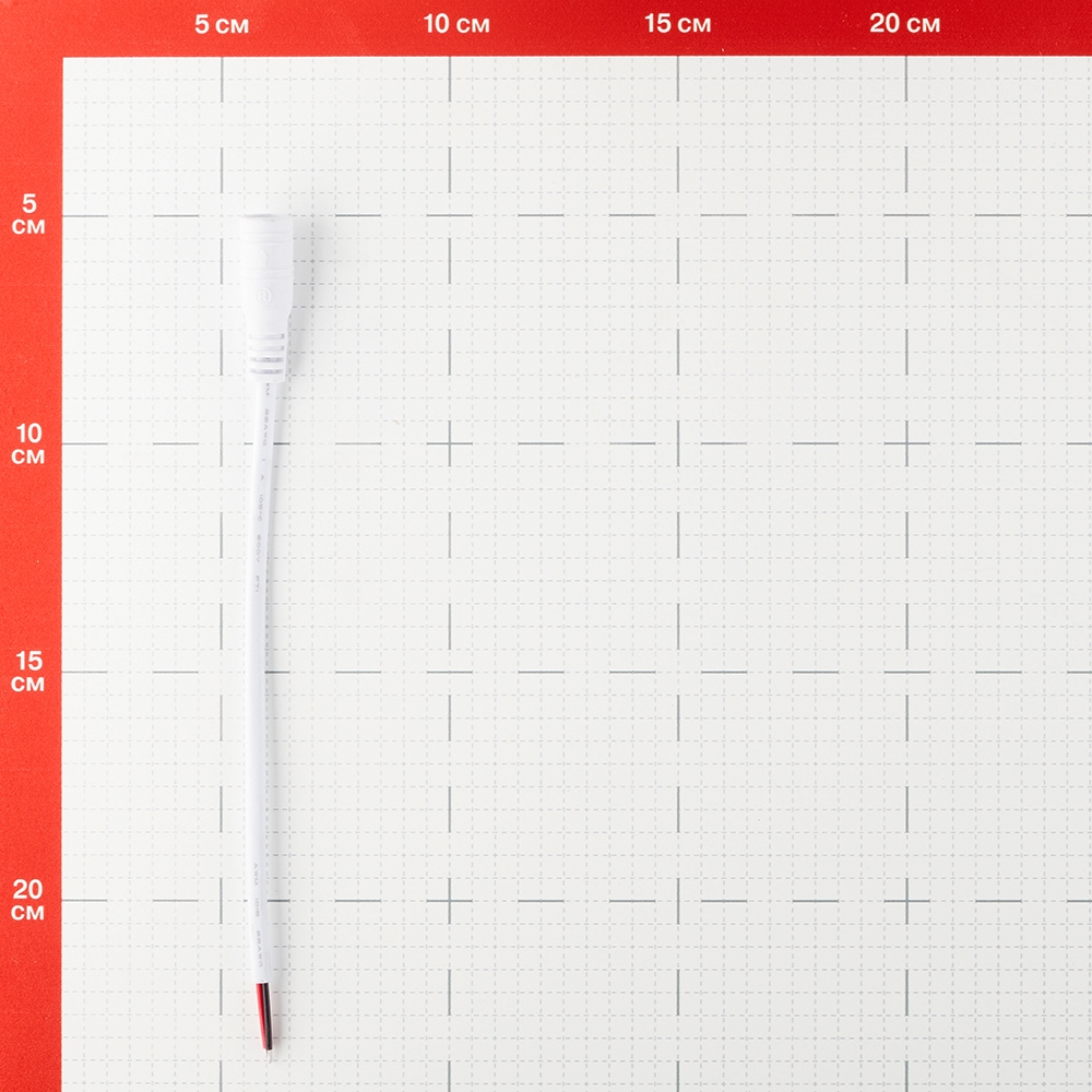 Коннектор для светодиодной ленты JACK 2,1х5,5 мм вход Apeyron (09-06)