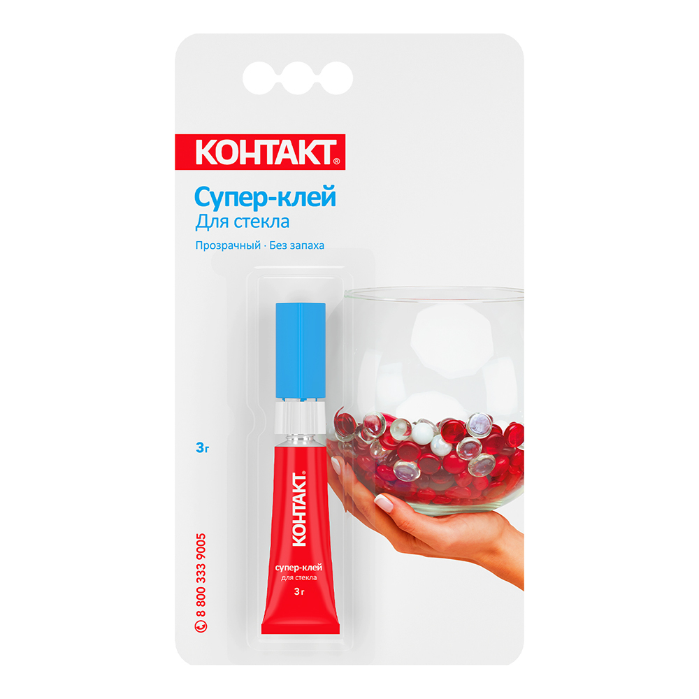 Клей контактный Контакт для стекла 3 г
