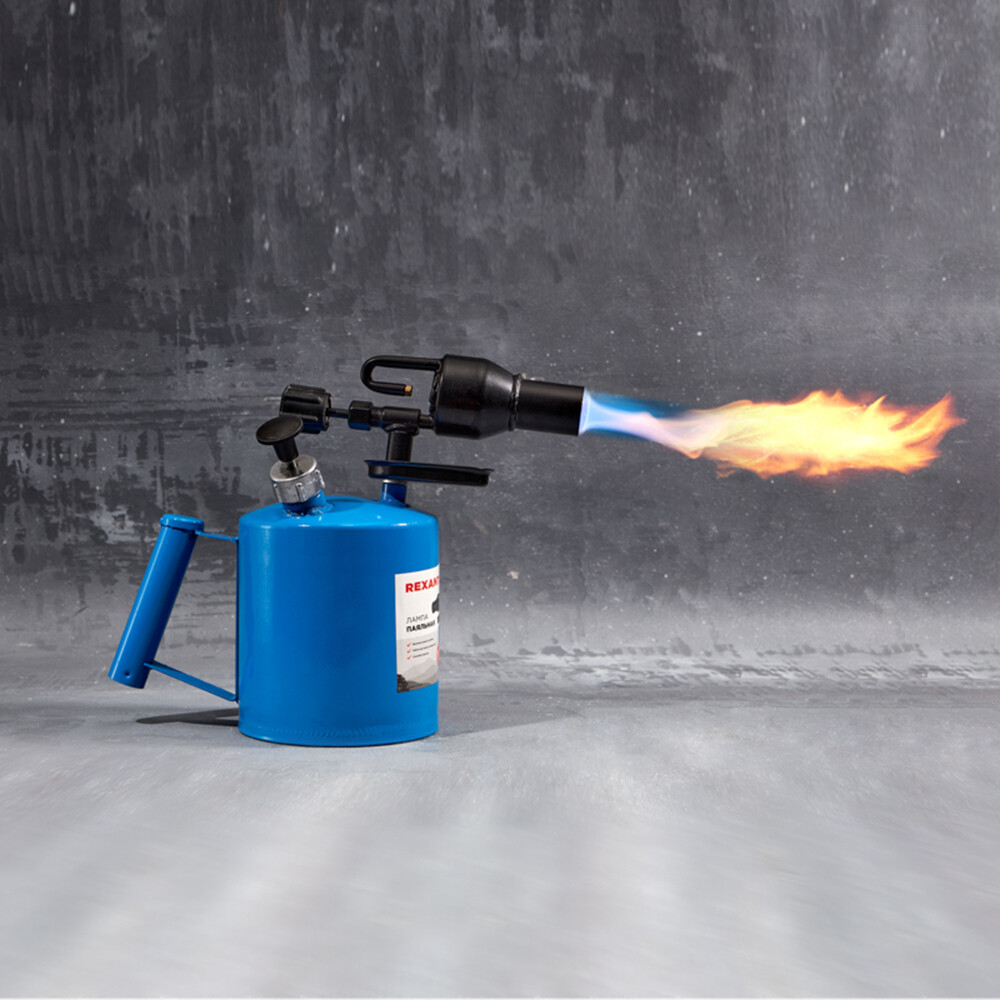 Лампа паяльная бензиновая Rexant ПЛ-1 1 л (12-0007)