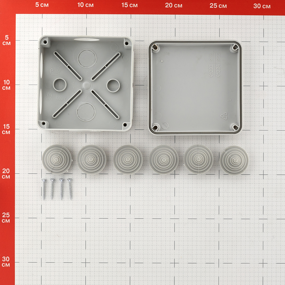 Коробка распределительная 100х100х50 мм IP55 Greenel (GE41234)