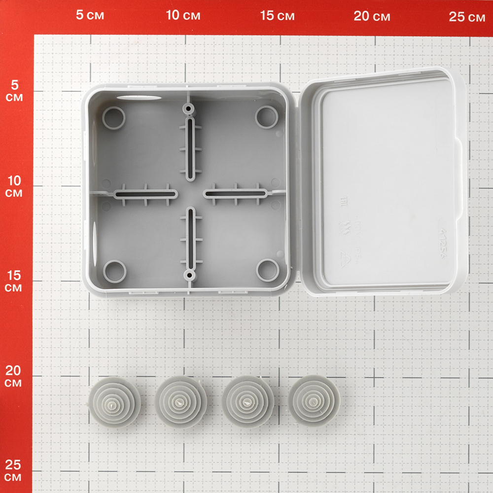 Коробка распределительная 100х100х50 мм IP54 Greenel (GE41256)