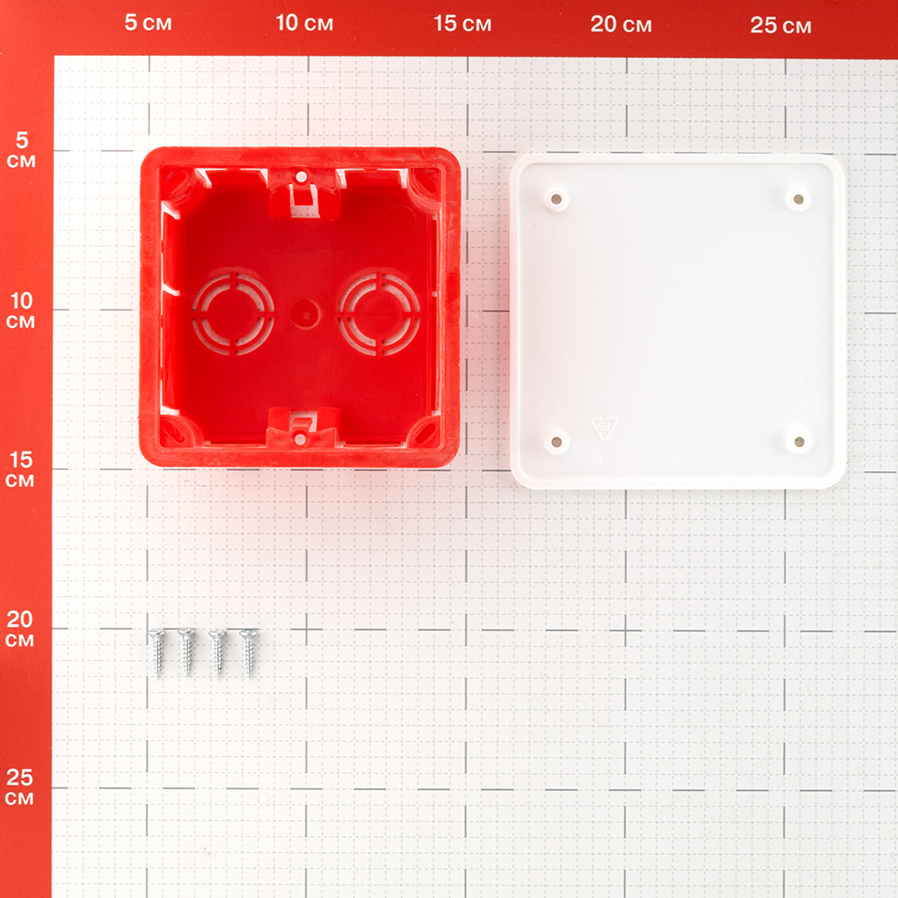 Коробка распределительная для бетона 92х92х45 мм IP20 Greenel (GE41001)
