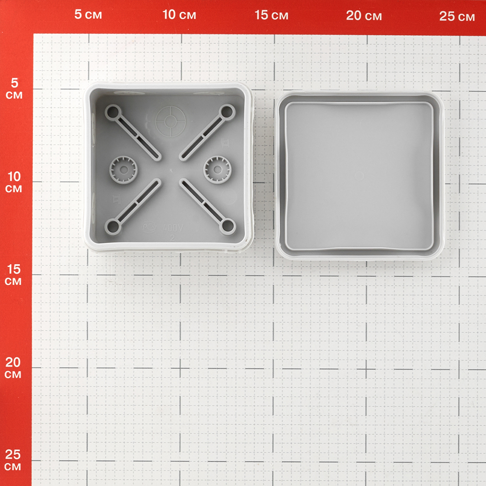 Коробка распределительная 80х80х40 мм IP67 Greenel (GE42435)