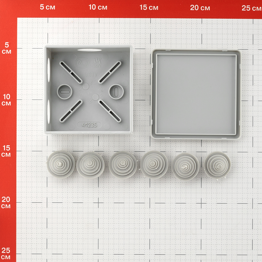 Коробка распределительная 85х85х40 мм IP44 Greenel (GE41235)