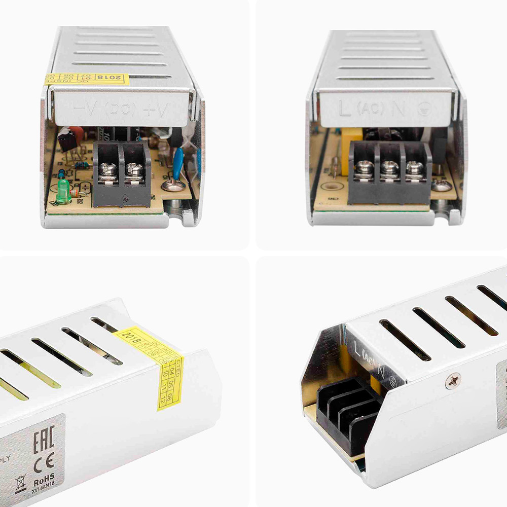 Блок питания для светодиодной ленты Apeyron 220/12 В 75 Вт IP20 (03-48)