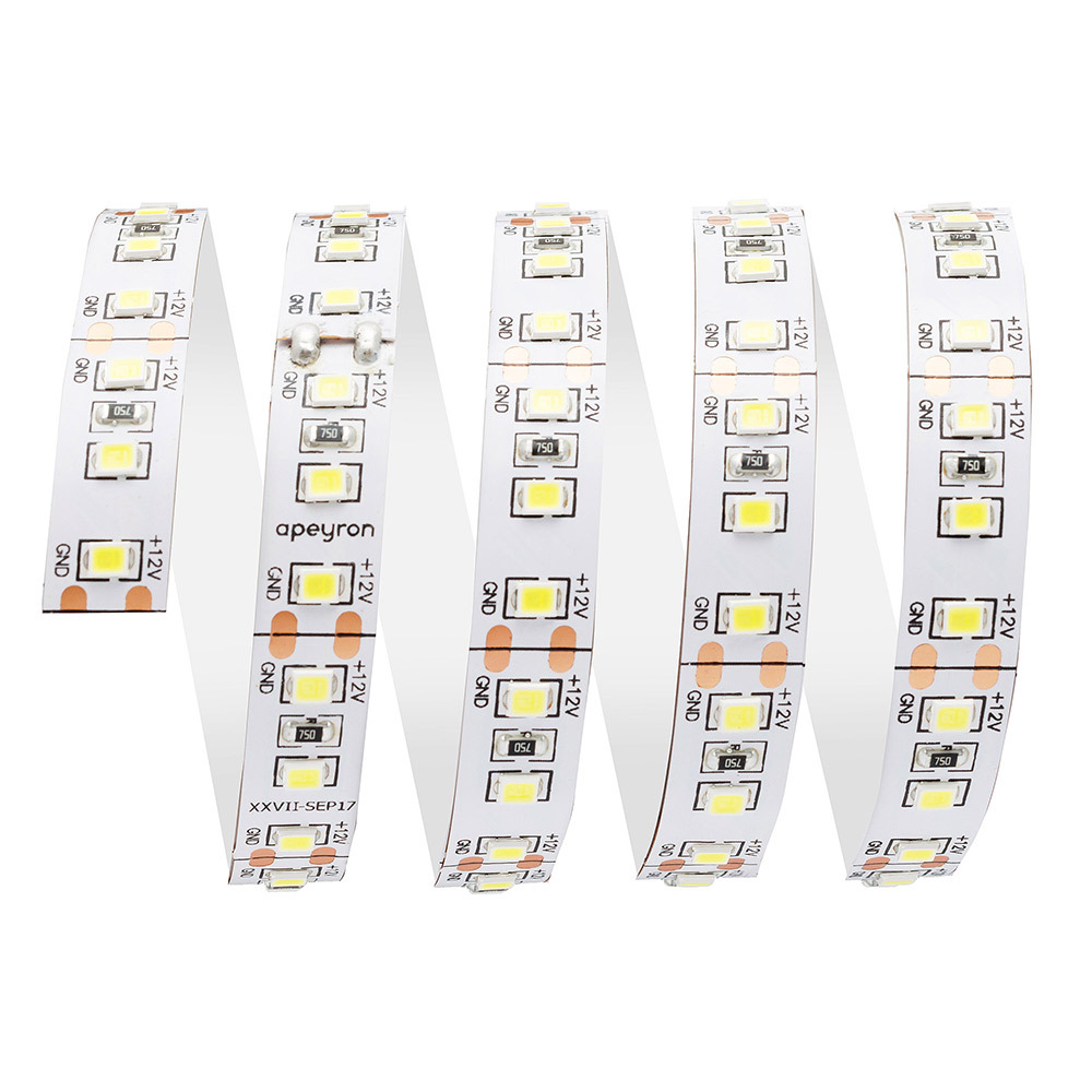 Лента светодиодная SMD 2835 6500К 12 В 14,4 Вт/м 2 м IP20 Apeyron (211BL)