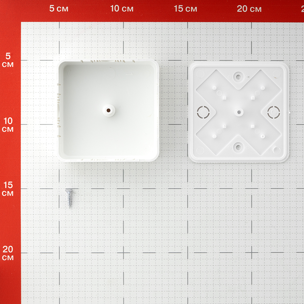 Коробка распределительная для кабель-каналов 75х75х28 мм IP40 Greenel (GE41215-01)