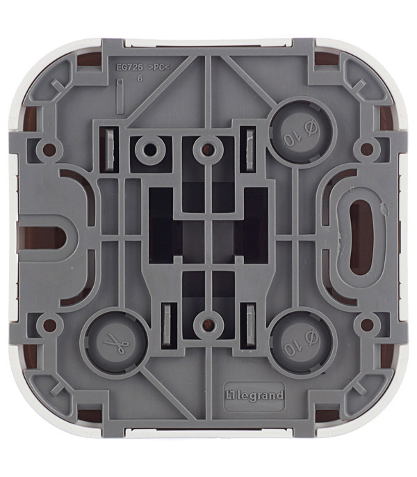 Выключатель Legrand Quteo одноклавишный накладной белый (782200)