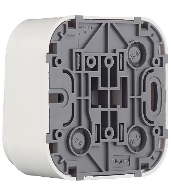 Выключатель Legrand Quteo одноклавишный накладной белый (782200)