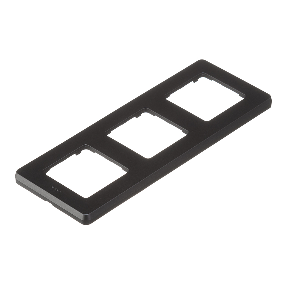 Рамка Legrand Inspiria трехместная антрацит (673953)