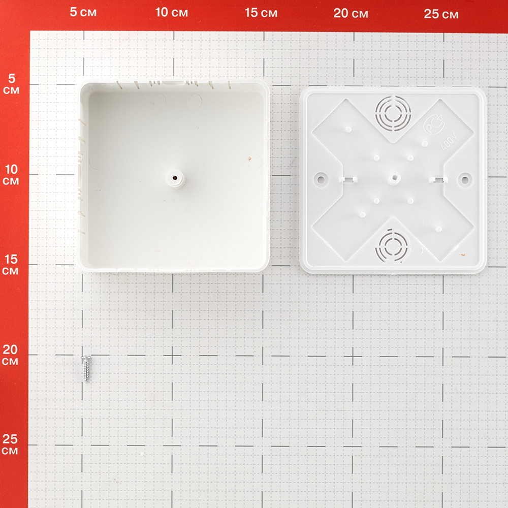 Коробка распределительная для кабель-каналов 100х100х44 мм IP40 Greenel (GE41221-01)