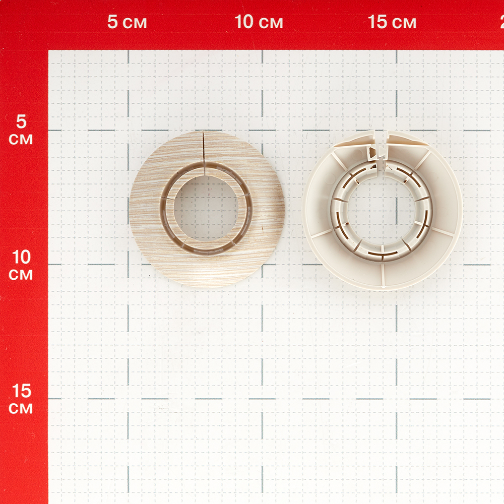 Обвод для труб ПВХ декоративный Ideal 25-34 мм дуб палена (2 шт.)