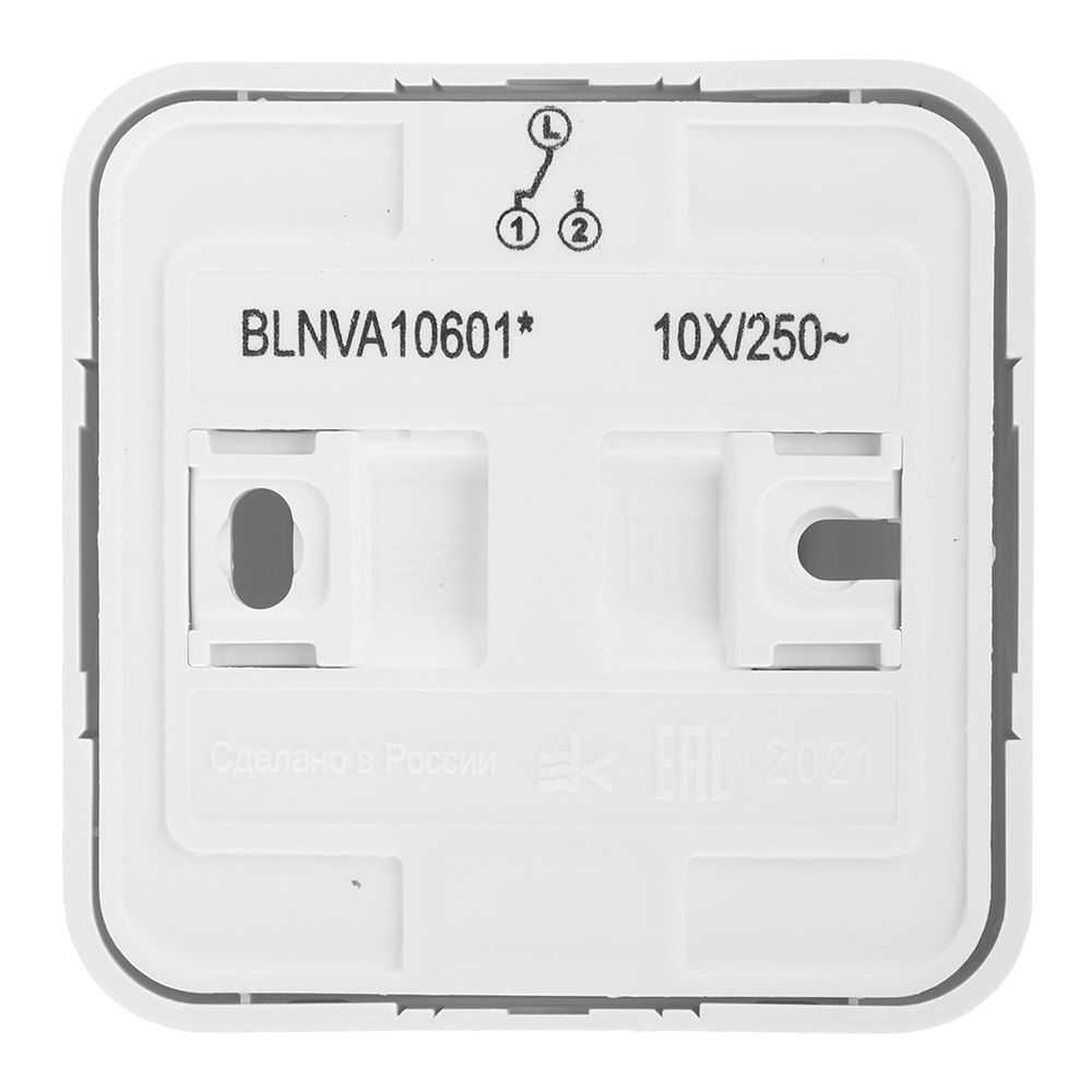 Переключатель Systeme Electric Blanca одноклавишный накладной белый (BLNVA106011)