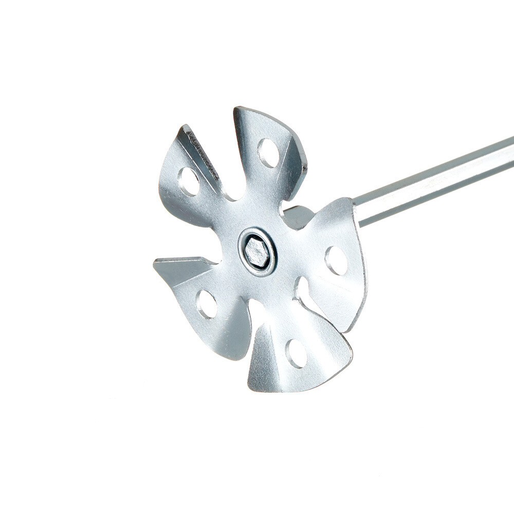 Миксер-насадка (венчик) для красок КМ 65x300 мм хвостовик шестигранный усиленная