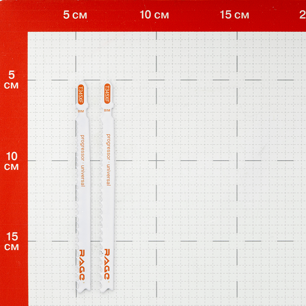 Пилки для лобзика Rage by Vira T345XF (552039) по дереву и металлу L110 мм