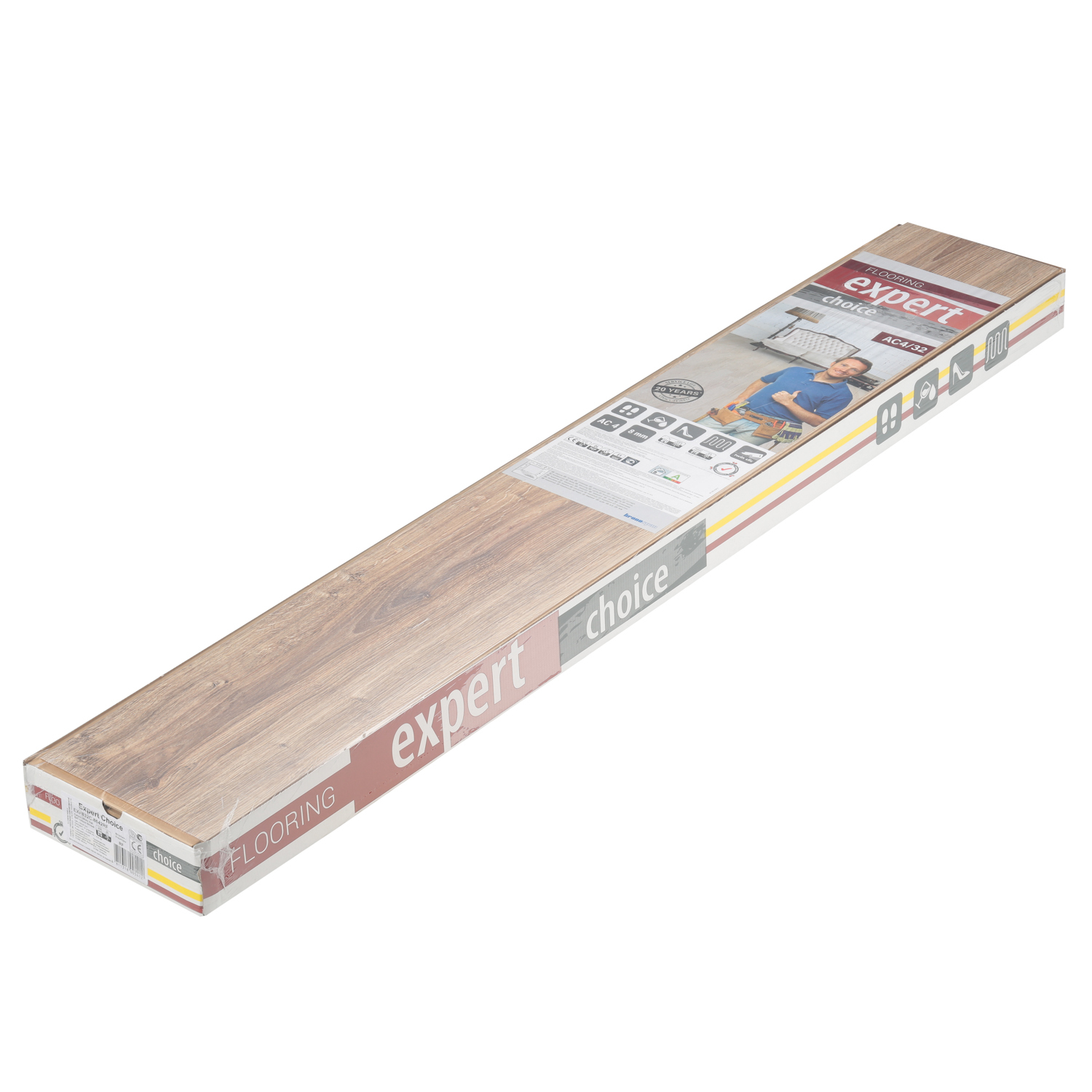 Ламинат 32 класс Ultradecor Expert Choice дуб каньон белый 2,22 кв.м 8 мм