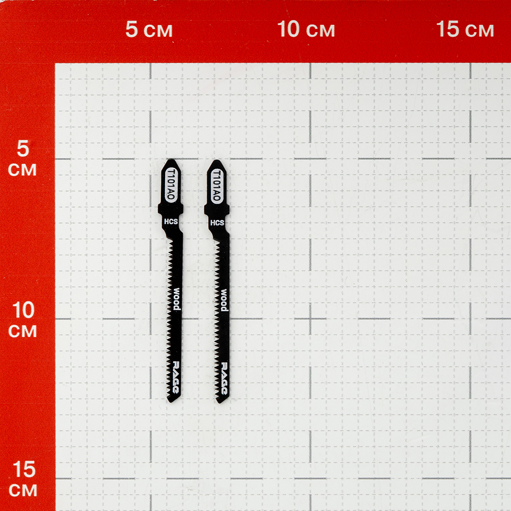 Пилки для лобзика Rage by Vira T101AO (552036) по дереву L50 мм криволинейный рез (2 шт.)