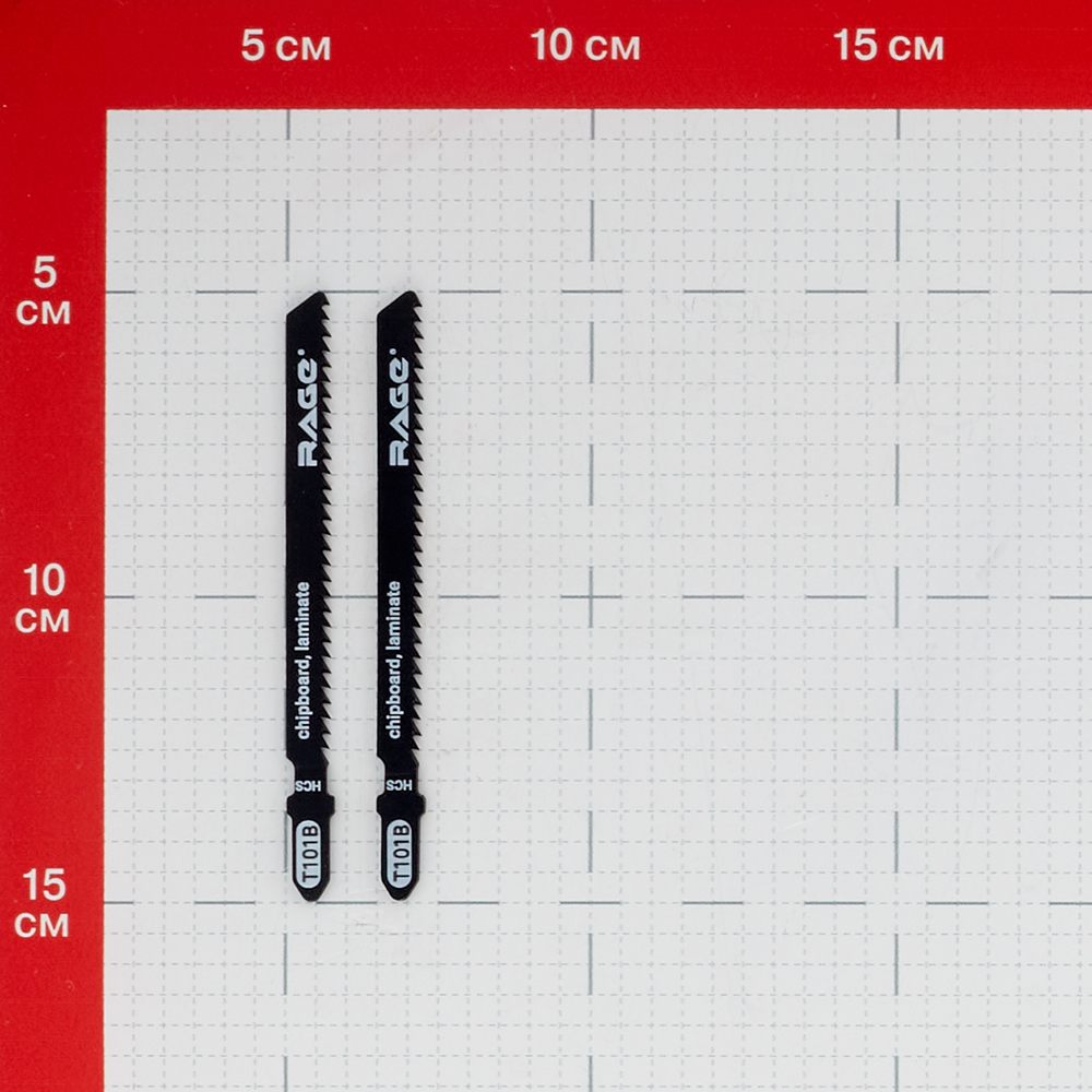 Пилки для лобзика Rage by Vira T101B (552027) по дереву L75 мм чистый рез (2 шт.)