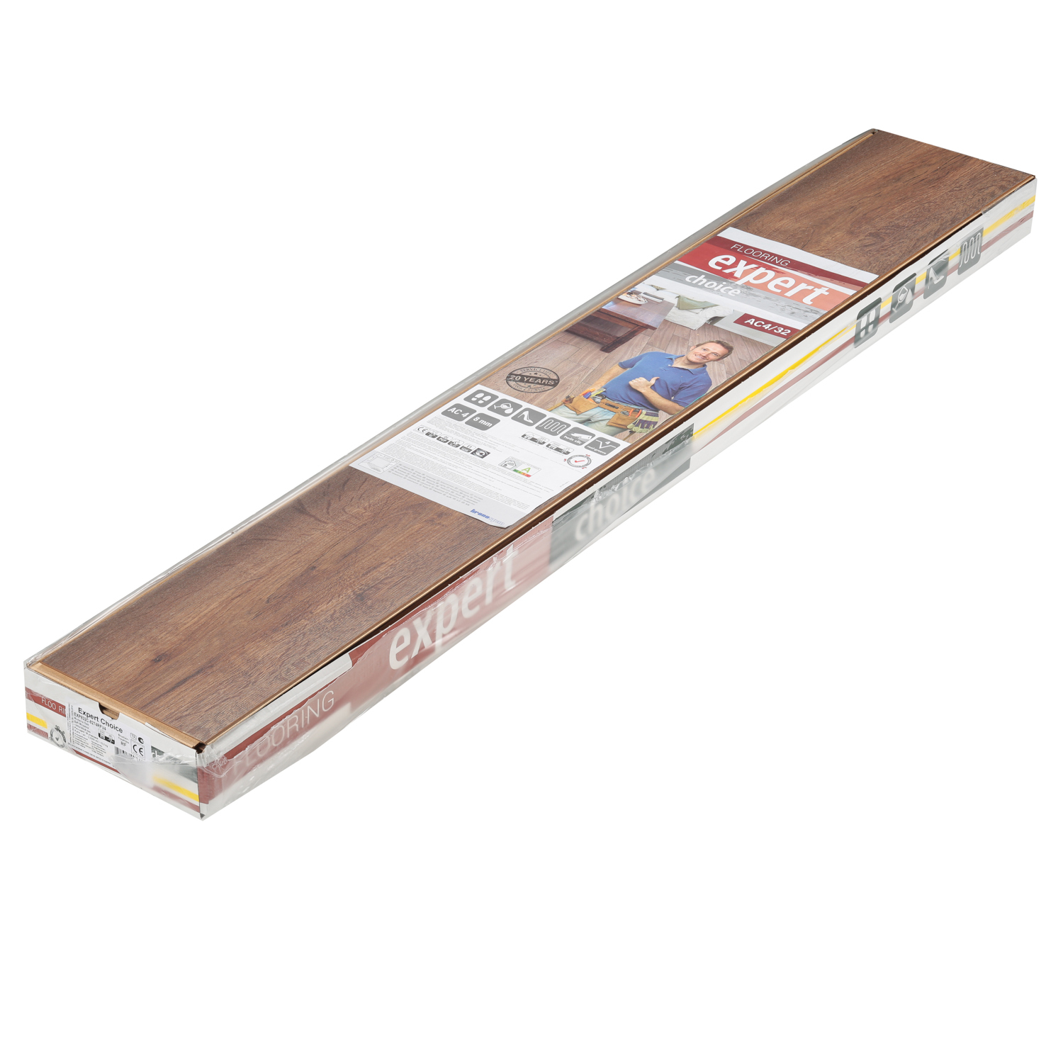 Ламинат 32 класс Ultradecor Expert Choice дуб модена 2,22 кв.м 8 мм с фаской