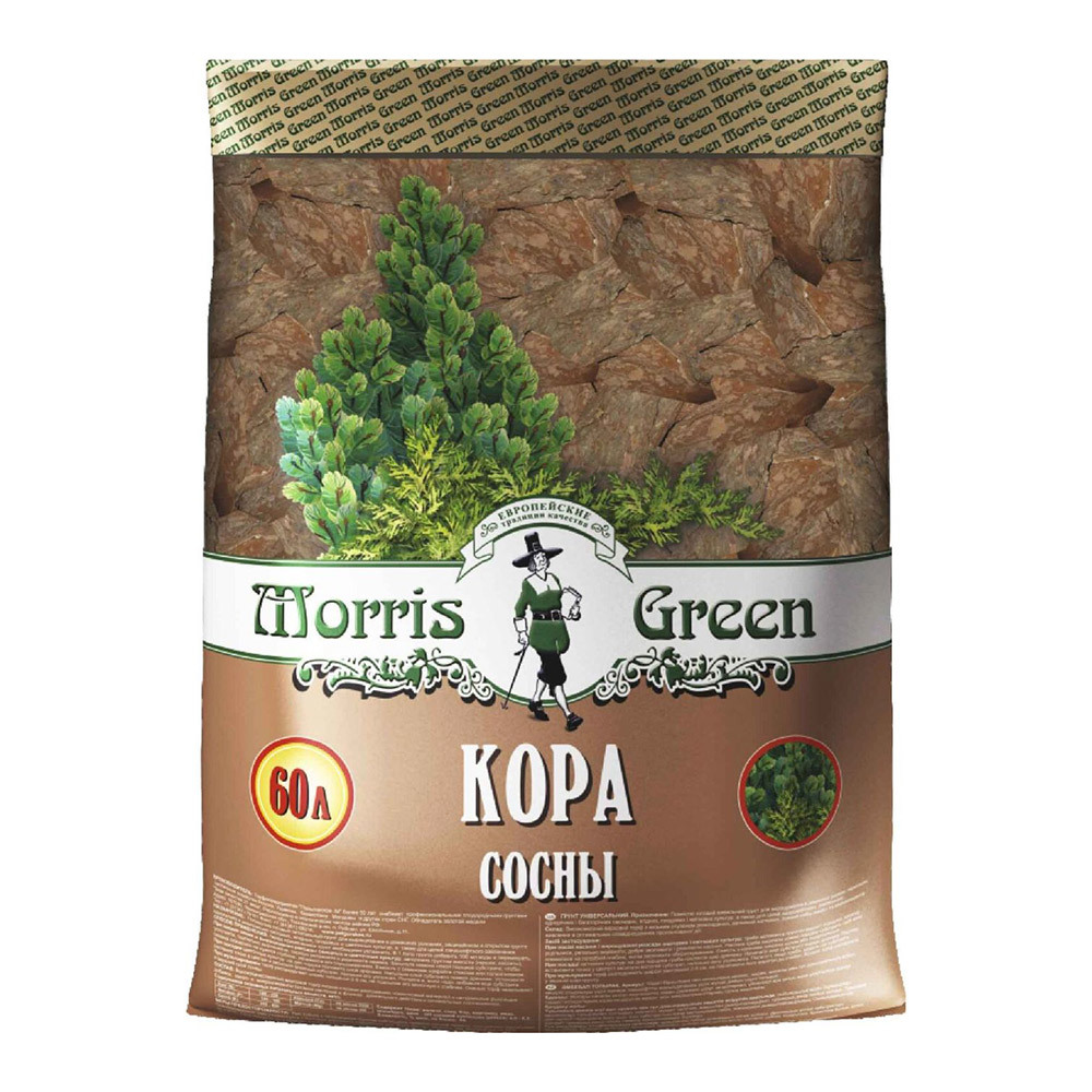 Кора Morris Green сосновая фракция 20-60 мм 60 л