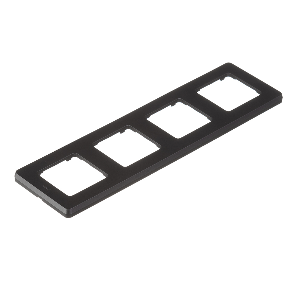 Рамка Legrand Inspiria четырехместная антрацит (673963)