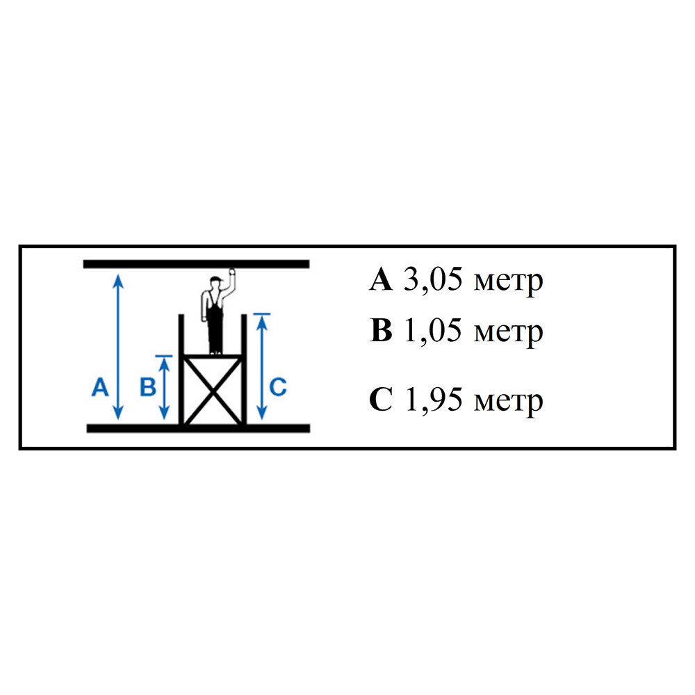 Подмости строительные Krause Corda 3,05 м