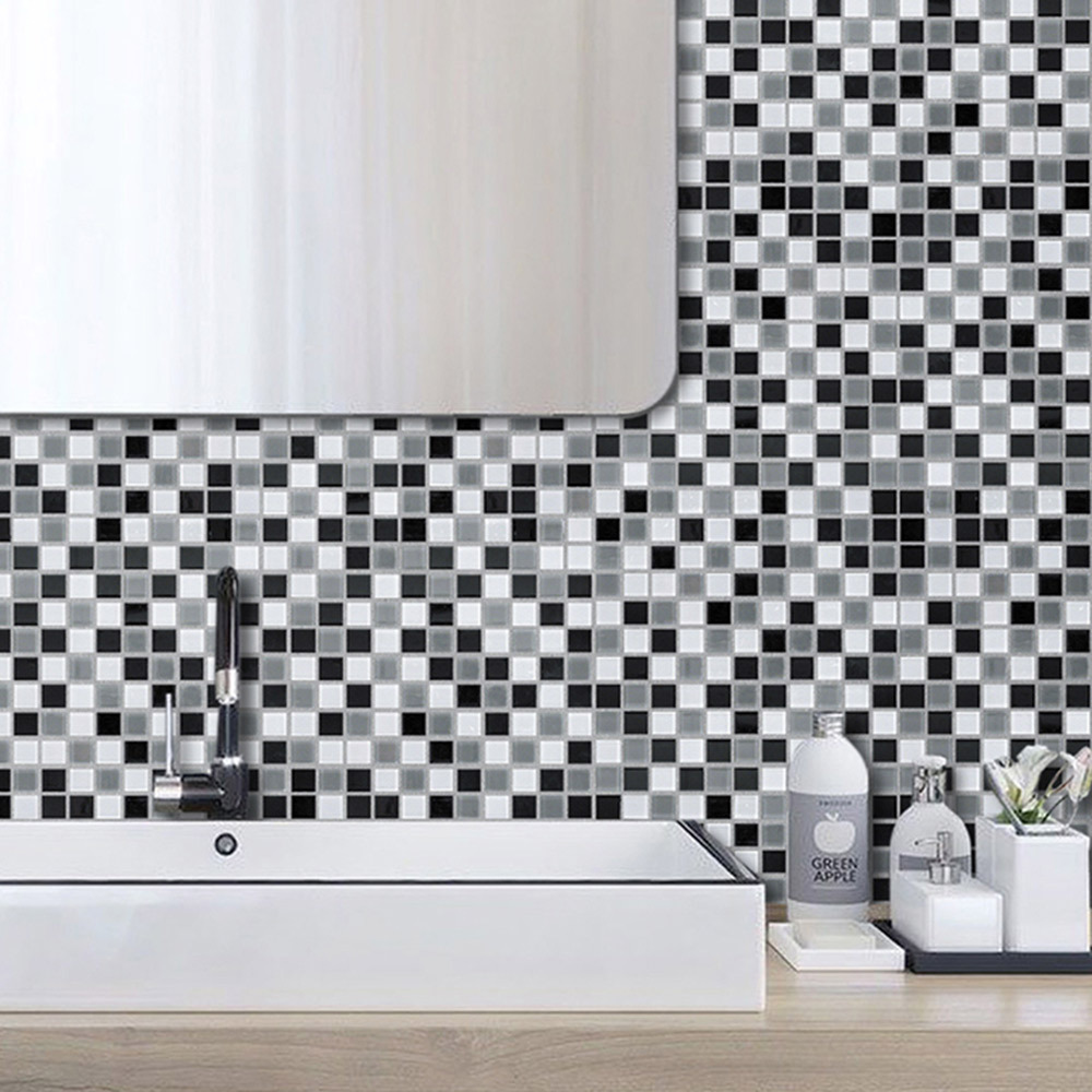 Мозаика Mir Mosaic Natural Color palette микс стеклянная 300х300х4 мм глянцевая