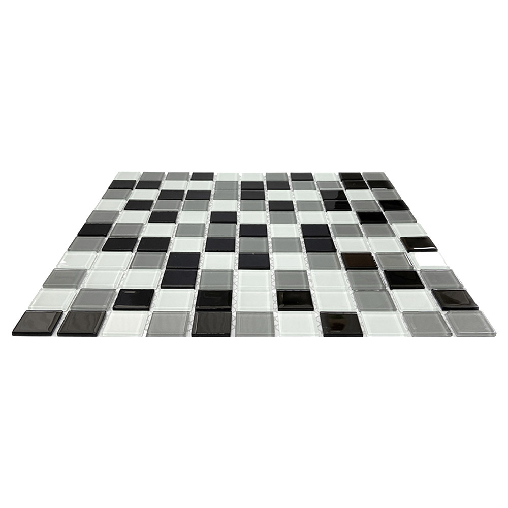 Мозаика Mir Mosaic Natural Color palette микс стеклянная 300х300х4 мм глянцевая